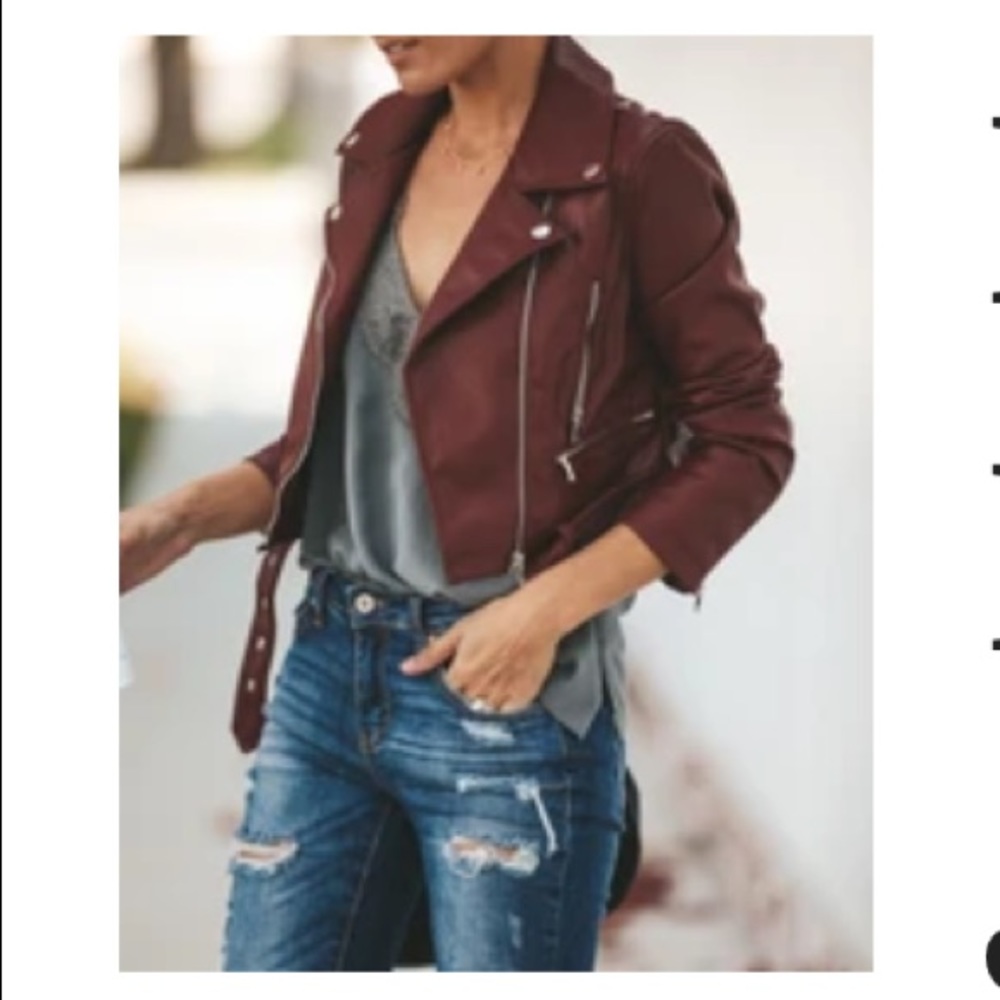 NWT VICI Faux Leather Jacket S - Picture 2 of 7